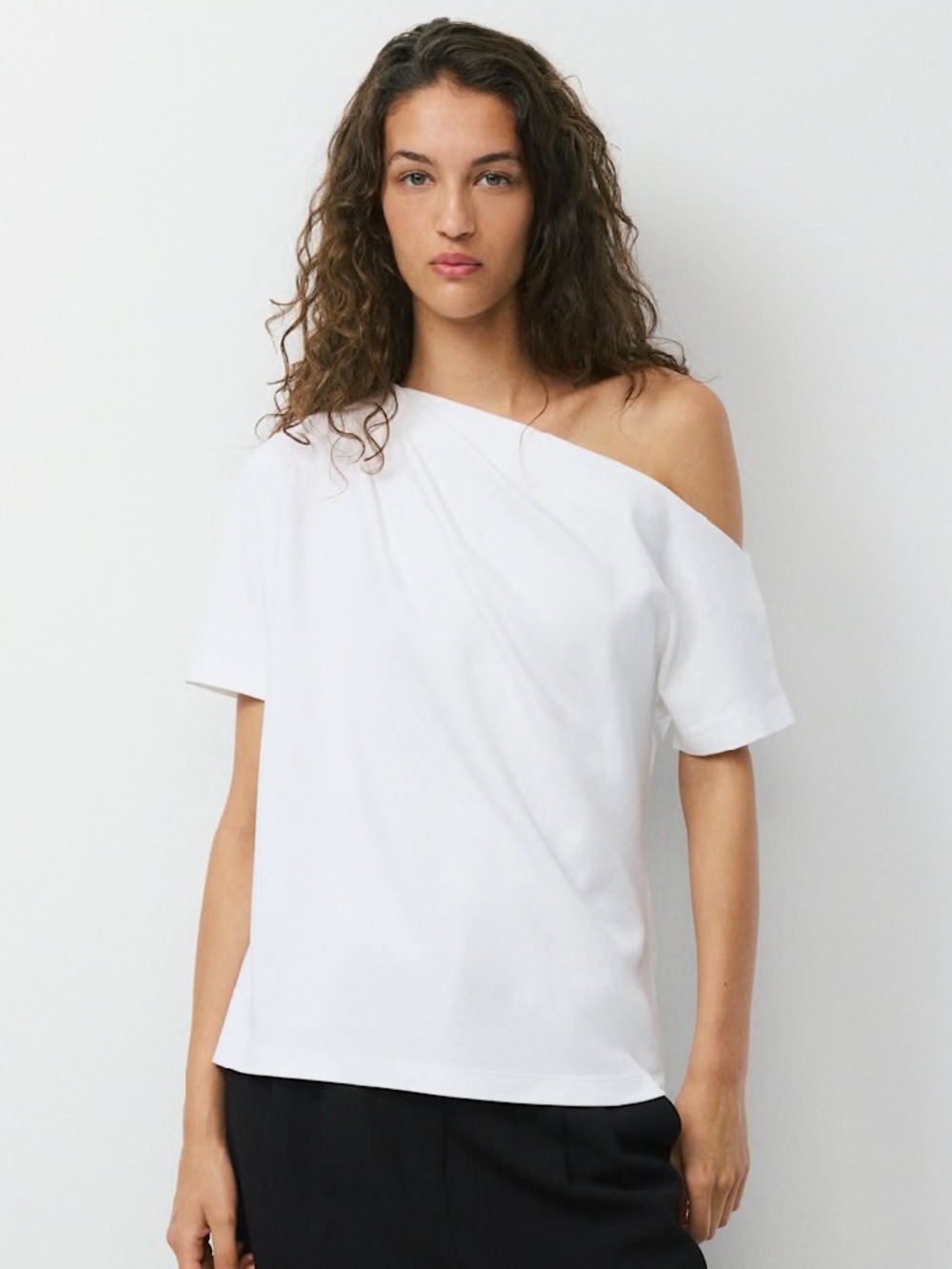 Aritzia InterLock Cotton Script Top